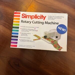 Simplicity Rotary Cutting Machine